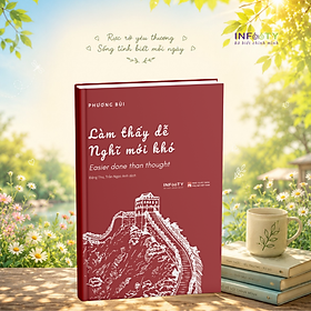 Sách song ngữ Làm thấy dễ nghĩ mới khó (khổ 12*18) | Phương Bùi