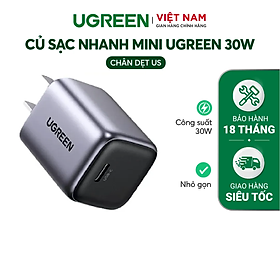 Củ Sạc Nhanh Mini UGREEN 30W CD319 Business Charger Nexode - Công nghệ GaN - Công suất 30W - Tương Thích Nhiều Thiết Bị
