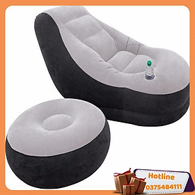 Mua Ghế Hơi - Ghế Nệm Hơi Cao Cấp + Tặng Kèm Bơm Điện Và Bộ Keo Dán - Hàng Loại 1