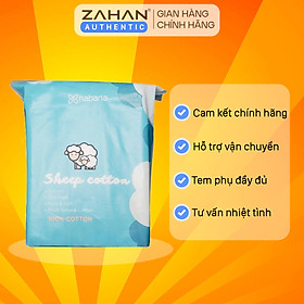 Bông tẩy trang Sheep cotton Habaria 5*6 cm 234 miếng