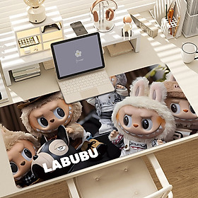Miếng Lót Chuột LABUBU Hoạt Hình MousePad Size Lớn Trải Bàn Phím_ Hàng chính hãng