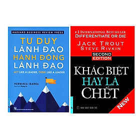 [Download Sách] Combo : Tư Duy Lãnh Đạo Hành Động Lãnh Đạo + Khác Biệt Hay Là Chết