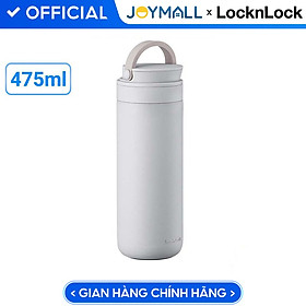 Mua Bình giữ nhiệt Lock&Lock 475ml Metro Two Way màu trắng LHC4274WHT  Hàng chính hãng  có quai xách  đế silicone chống trượt - JoyMall