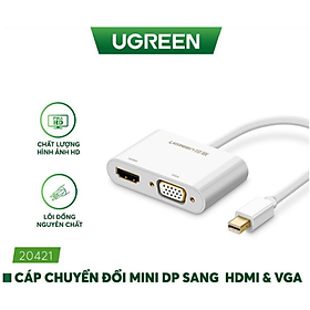 Cáp Mini DisplayPort To HDMI + VGA Ugreen (20421) - Hàng chính hãng