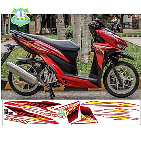 Tem rời vario 150 đỏ tuấn decal