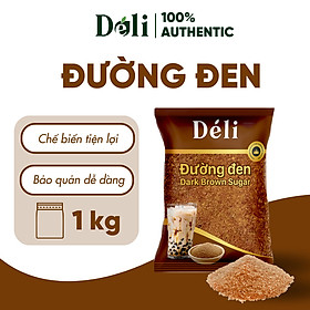 Đường đen Déli gói 1kg