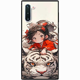 Ốp lưng cho Samsung Note 10 - Note 10 Plus - Note 20 - Note 20 Ultra - Cô Bé Và Hổ Trắng - Hàng Chính Hãng