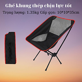Ghế dã ngoại gấp gọn cắm trại câu cá thư giãn có tựa lưng CAMPING TODAY