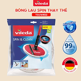 Mua Bông lau thay thế cây lau nhà VILEDA Spin&Clean có thể tái sử dụng  công dụng diệt khuẩn 99%