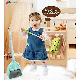 Mua Bộ chổi  Quét Rác Và Cây Lau Mini Cho Bé Tập Làm Việc Nhà (COMBO 3 SẢN PHẨM)