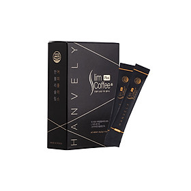 Cà phê giảm cân Hanvely Slim Coffee Plus - hộp 10 gói