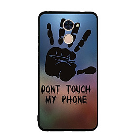 Ốp Lưng Viền TPU cho Huawei Y7 Prime - Dont Touch My Phone