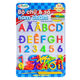 BỘ CHỮ HOA VÀ SỐ NAM CHÂM – CHỮ HOA (SATO 93)