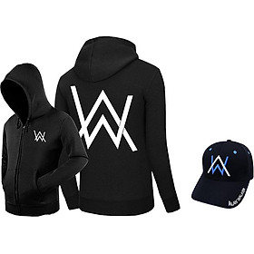 Combo Áo Khoác Nỉ, Nón Alan Walker