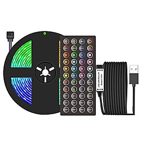 Cuộn dây đèn 3.28Ft SMD RGB LED IR có điều khiển từ xa phím 20 màu modes 5050-Size