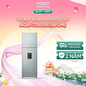 Mua Tủ lạnh Aqua Inverter 347 lít AQR-T390FA(WGM) - Bảo hành 2 năm - Freeship toàn quốc - Hàng chính hãng