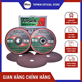 Mua (25 Viên) Đá Cắt Sắt TOPWIN 180x2x22mm Có Độ Sắc Cao Và Bền  Cắt Không Bụi  Ít Hao Mòn | Đá Cắt Đá Mài Việt VN