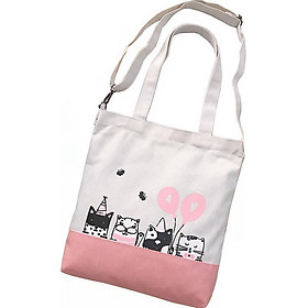 Túi Vải Tote XinhStore Hình Chim Cánh Cụt