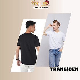 Hình ảnh Áo Thun T-shirt Nam Cổ Tròn TRẮNG, ĐEN 100% Cotton Cao Cấp, Trẻ Trung, Thanh Lịch - Gold Rhino