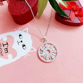Mặt Dây Chuyền Bạc Đính Đá cao cấp Ảnh thật