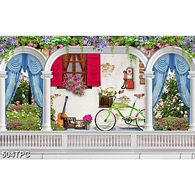 Tranh Dán Tường 3D Phào Chỉ - Có Sẵn Keo - TPC504