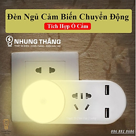 Mua Đèn Ngủ Cảm Biến Chuyển Động Tích Hợp Ổ Cắm CS-606 - Nhỏ Gọn Tiện Lợi - Ánh Sáng Trắng Vàng - Có Video