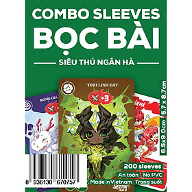 Sleeves bọc bài trọn bộ board game Lớp học Mật ngữ - Siêu Thú Ngân Hà
