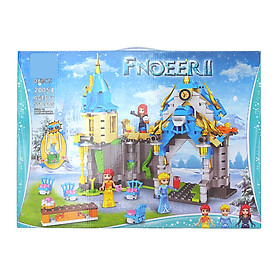 Qùa Tặng Lắp Ráp Mô Hình Lâu Đài Công Chúa Cho Bé