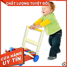 SIÊU SALE Xe tập đi 3 con gà cho bé bằng gỗ an toàn cho bé nhanh biết đi