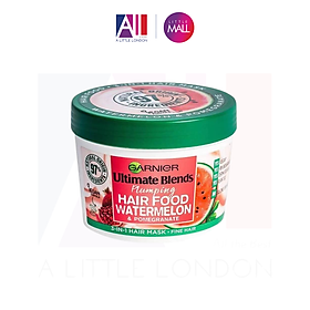 Mặt nạ dưỡng tóc chắc khỏe Garnier Hair Food Watermelon & Pomegranate 3-in-1 Hair Mask 400ml (Bill Anh)