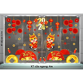 Mua DECAL TRANG TRÍ TẾT 2024 CHO TRUNG TÂM NHA KHOA