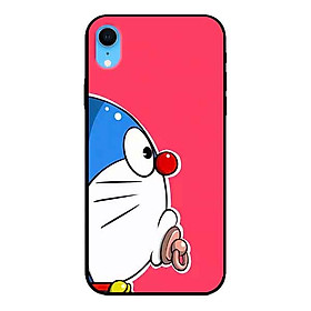 Ốp lưng in cho Iphone XR Mẫu Doremon Nền Hồng