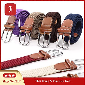 Thắt lưng chun golf Nam Nữ nhiều màu co giãn tốt không cần đục lỗ TH016