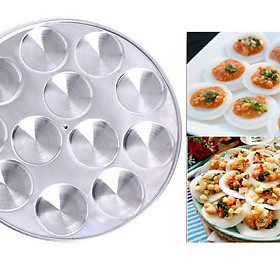 Mua Khuôn Làm Bánh Bèo Bánh Bò Inox Size 32CM 12 Bánh