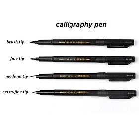 Bút viết thư pháp Baoke mực đỏ - có thể bơm mực