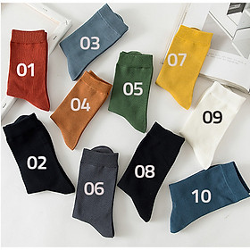 SET 3 tất dài nữ trơn basic - Hàng cao cấp
