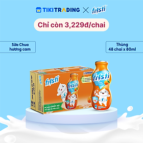 Thùng Fristi Hương Cam 48x80ml