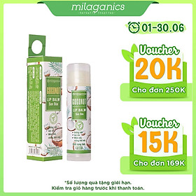 Son Dưỡng Môi Dừa Milaganics 4.5g