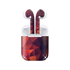 Mua Miếng dán skin chống bẩn cho tai nghe AirPods in hình Vân kim cương - BG0016 (bản không dây 1 và 2)