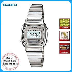 Đồng hồ casio nữ dây thép la670wa-7df