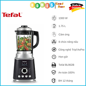 Máy Xay Nấu Sữa Hạt TEFAL BL962B, Sản Xuất Tại Pháp, 8 Chức Năng Cao Cấp, Chức Năng Nghiền Đá, Tự Động Vệ Sinh, Dung Tích 1750ML, Công Suất 1300W - Hàng Nhập Khẩu Đức