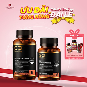 Bộ Sản Phẩm 2 Hộp Viên Uống Glucosamine New Zealand Go Glucosamine 1-A-DAY 1500mg 30 Viên Và 60 Viên | Giúp Tăng Dịch Khớp, Giảm Thoái Hóa Khớp