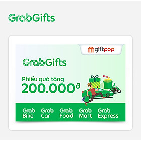 Hình ảnh Phiếu Quà Tặng GrabGifts 200K