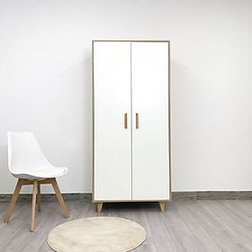Mua TỦ Quần Áo GỖ GAPI LẮP Ráp Đa  Năng 4 Ngăn Để Đồ Thông Minh Sâu 45cm - GP129