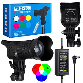 Mua Đèn Studio RGB FSD-168 Gỉa Nắng Chỉnh Màu Spotlight chụp hình quay phim