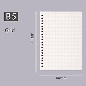 Sổ ghi chú khổ A4/B5/A5 bìa lá rời DIY