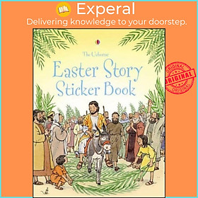 Sách - Easter Story Sticker Book by Amery (UK edition, paperback)