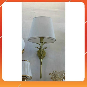 Đèn tường thân vàng chao vải cao cấp cành là  phong cách Bắc Âu TG013