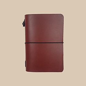 Sổ da midori size passport 4 ruột, thay được ruột bên trong