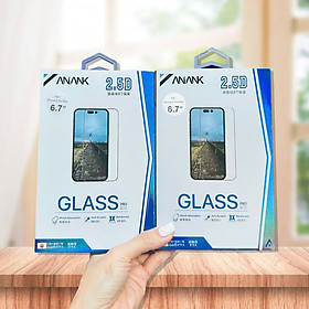 Mua Cường lực cho iPhone 15 Pro/pro Max Anank 2.5D-hàng chính hãng